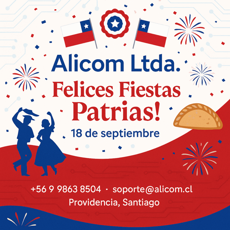 Alicom Ltda Saludos este 18 de Septiembre